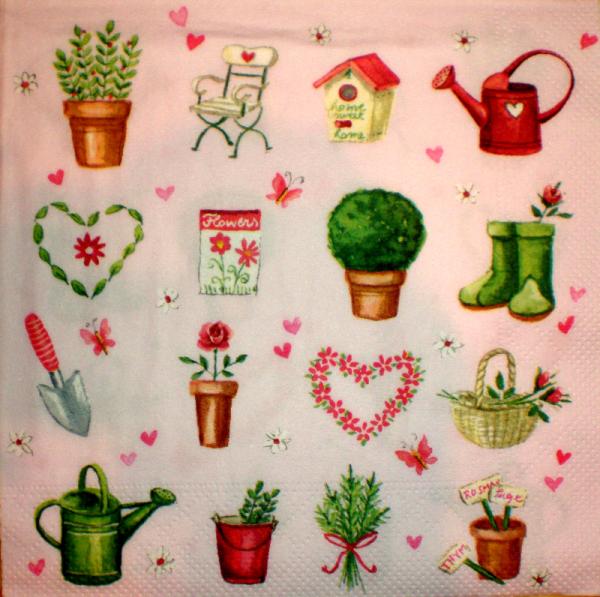 047 Garden - 3-ply (pink)